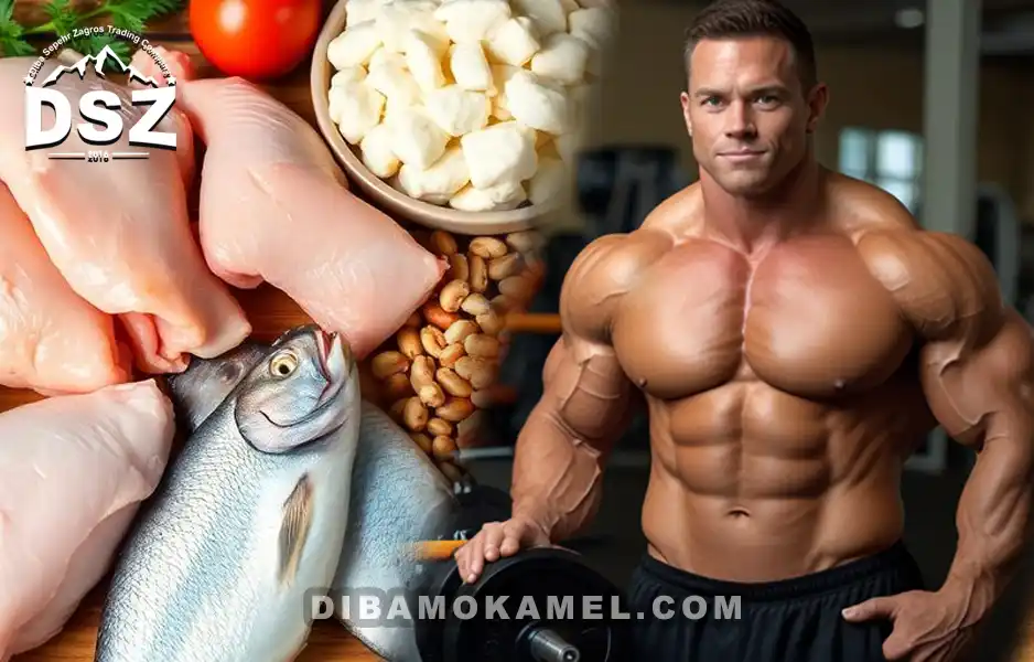 منابع-پروتئین-برای-رشد-عضلات