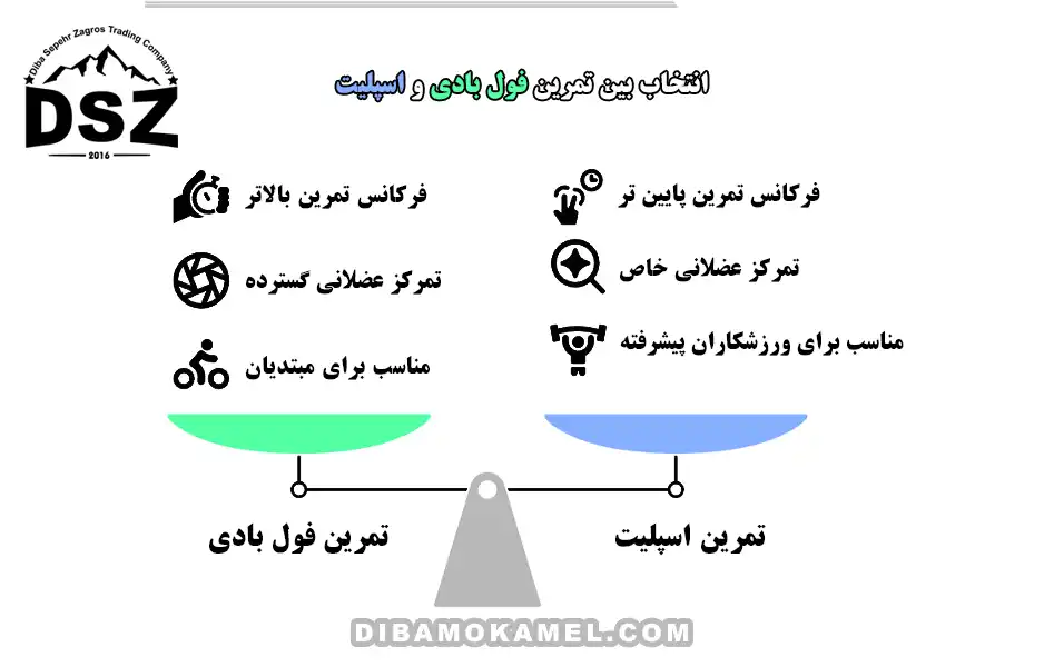 انتخاب-بین-تمرین-فول-بادی-و-اسپلیت