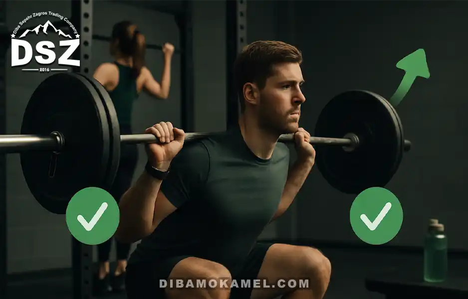 اولویت حرکات ترکیبی مانند اسکوات، ددلیفت و پرس در عضله‌سازی طبیعی بدون استروئید.