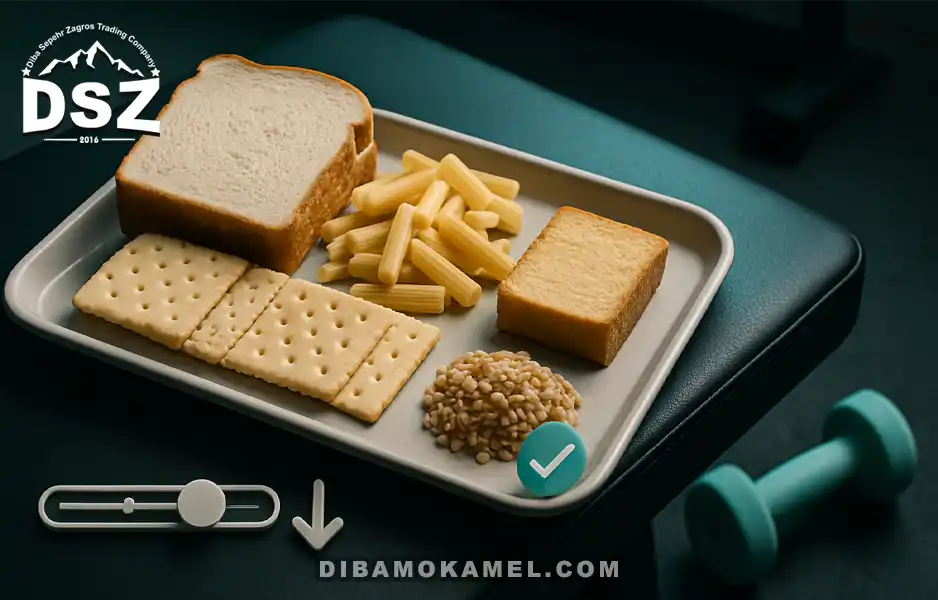 کربوهیدراتهای تصفیهشده از «غذاهایی که جلوی عضلهسازی را میگیرند!»؛ نان سفید و شیرینی کمفیبر.